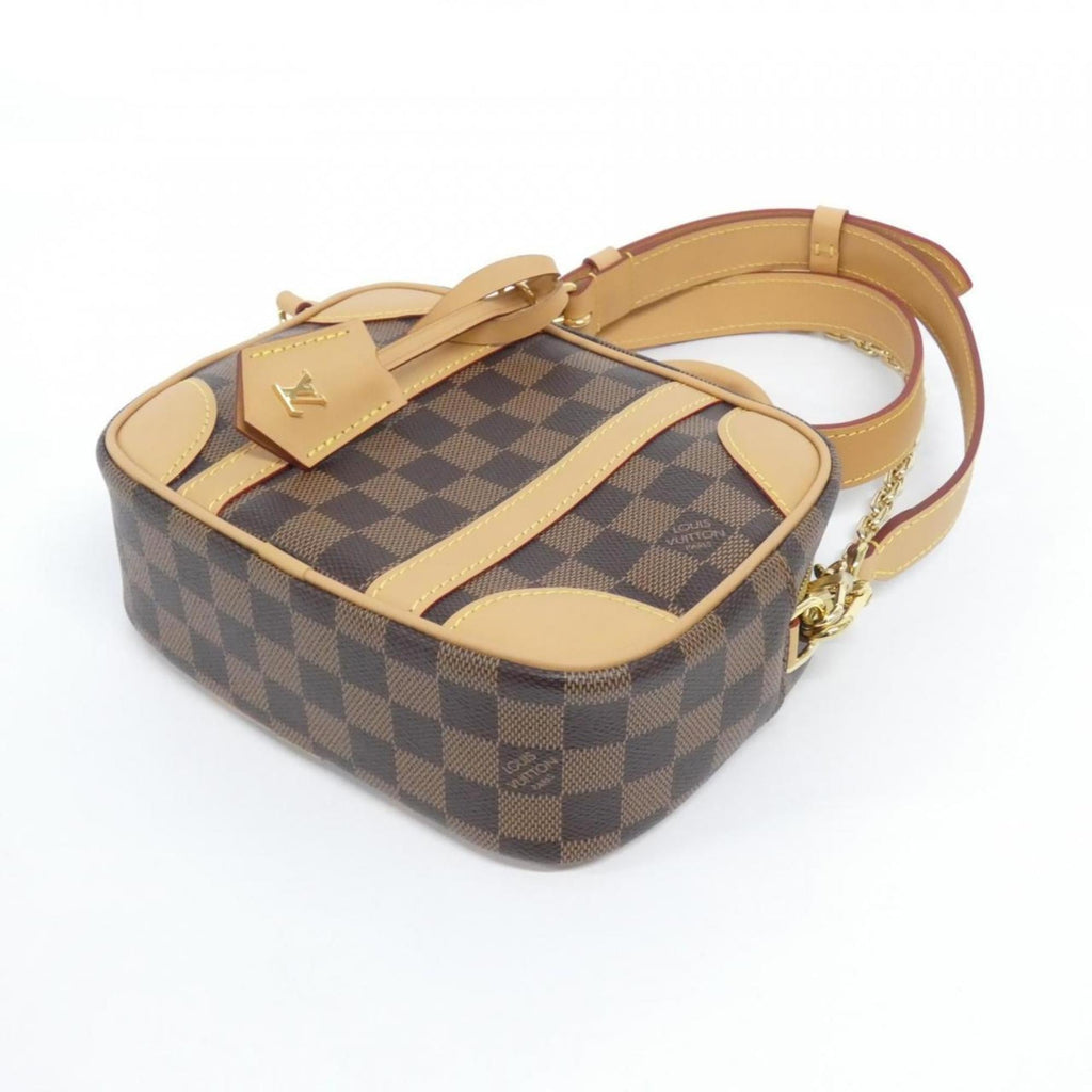Louis Vuitton Brown Coated Canvas Shoulder Bag (Pre-Owned)