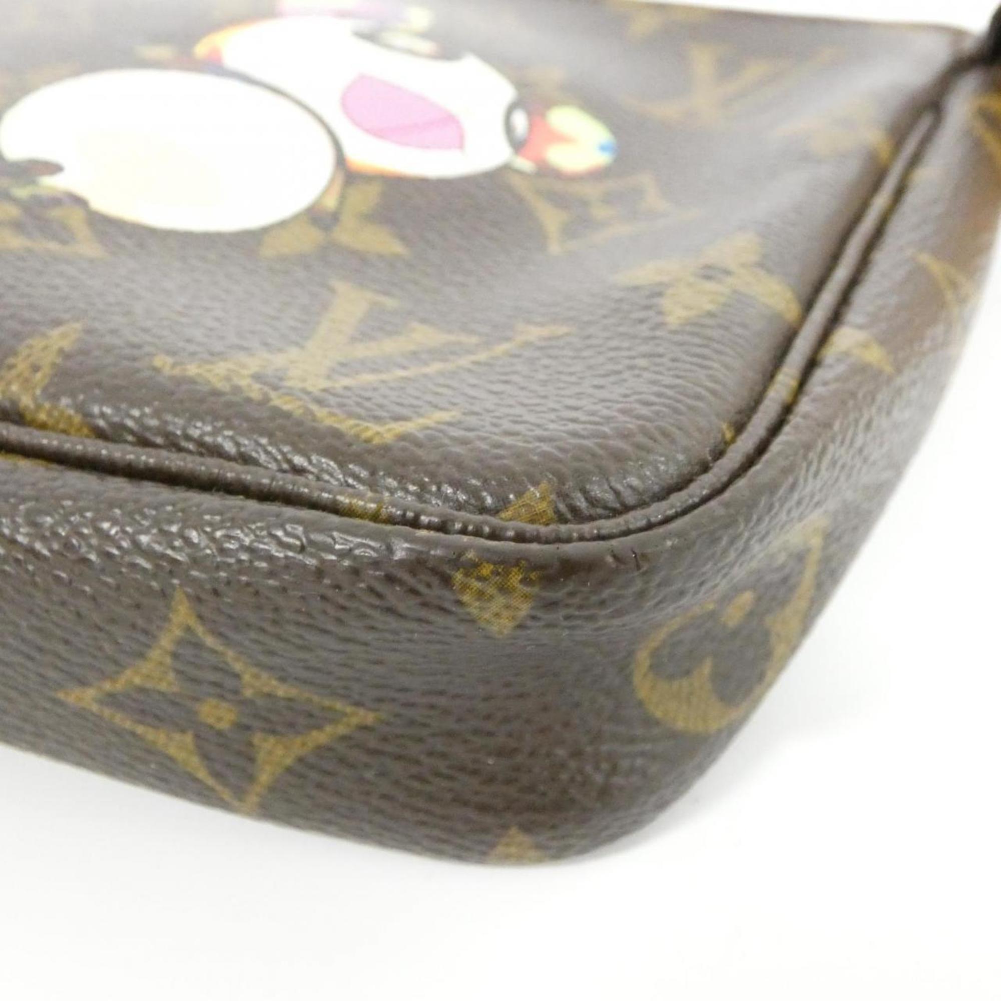 Louis Vuitton Monogram Panda Marron Coated Canvas Pochette (Pre-Owned)