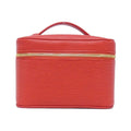 Louis Vuitton Red Color Leather Handbag (Pre-Owned)