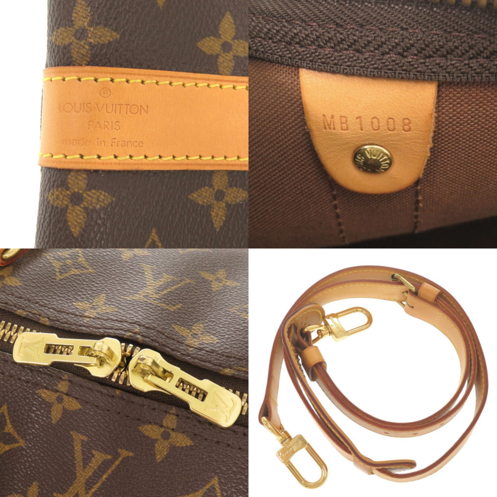 Louis Vuitton Brown Monogram Monogram Boston Bag (Pre-Owned)