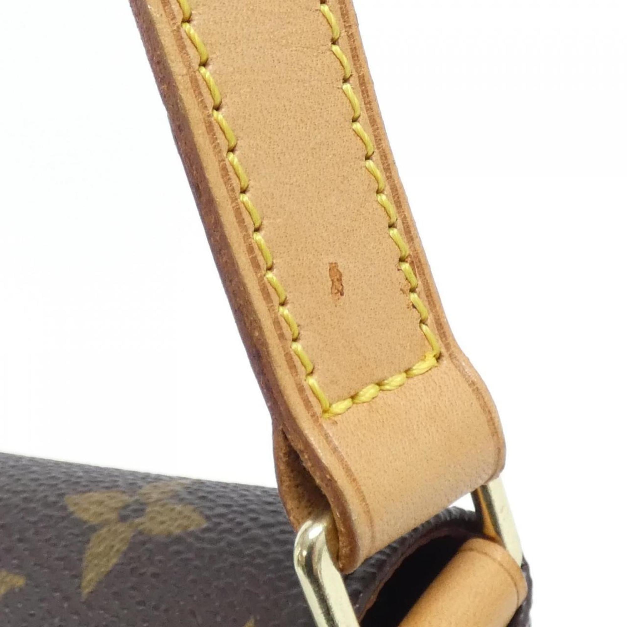 Louis Vuitton Monogram Marron Coated Canvas Shoulder Bag (Pre-Owned)