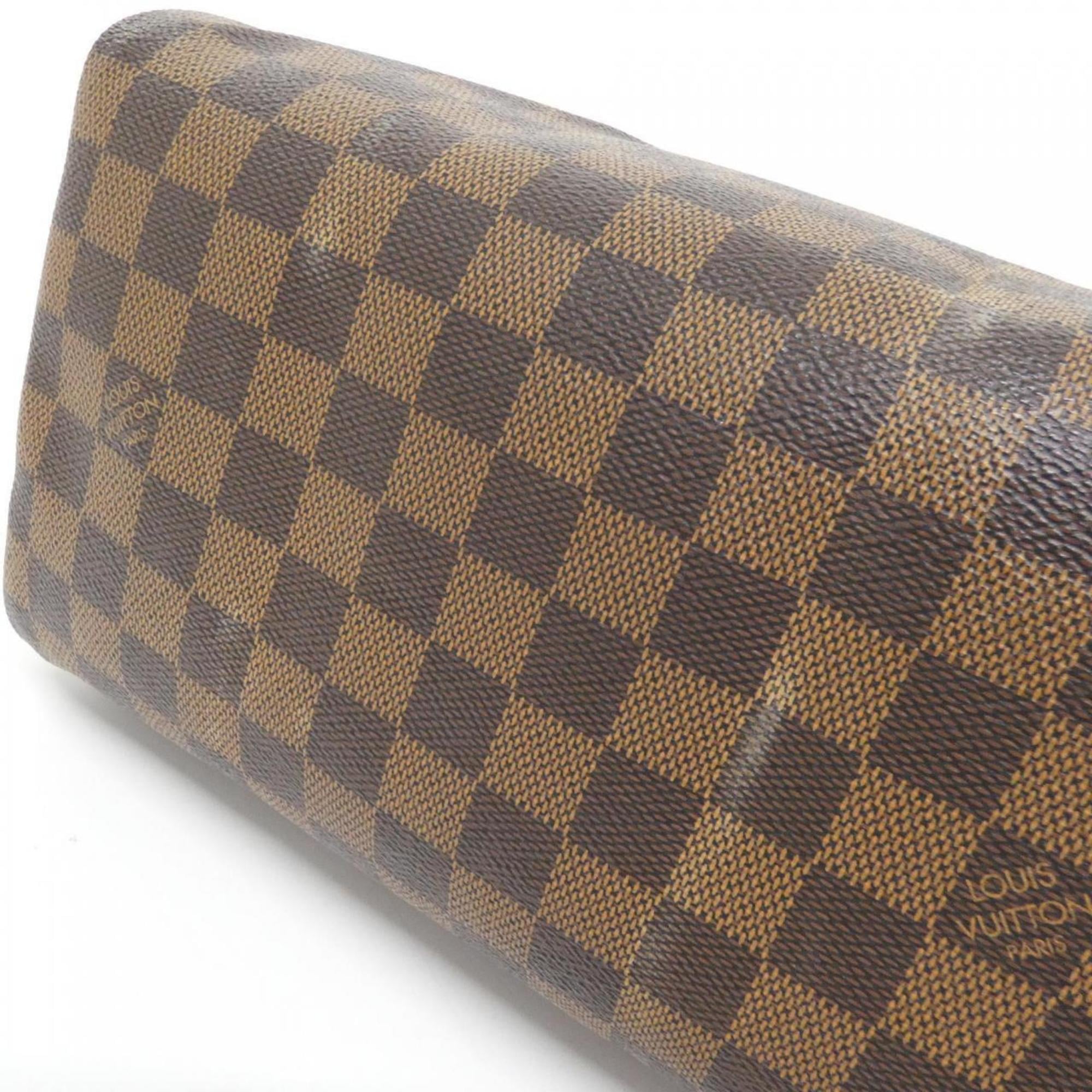 Louis Vuitton Ebene Coated Canvas Boston Bag (Pre-Owned)
