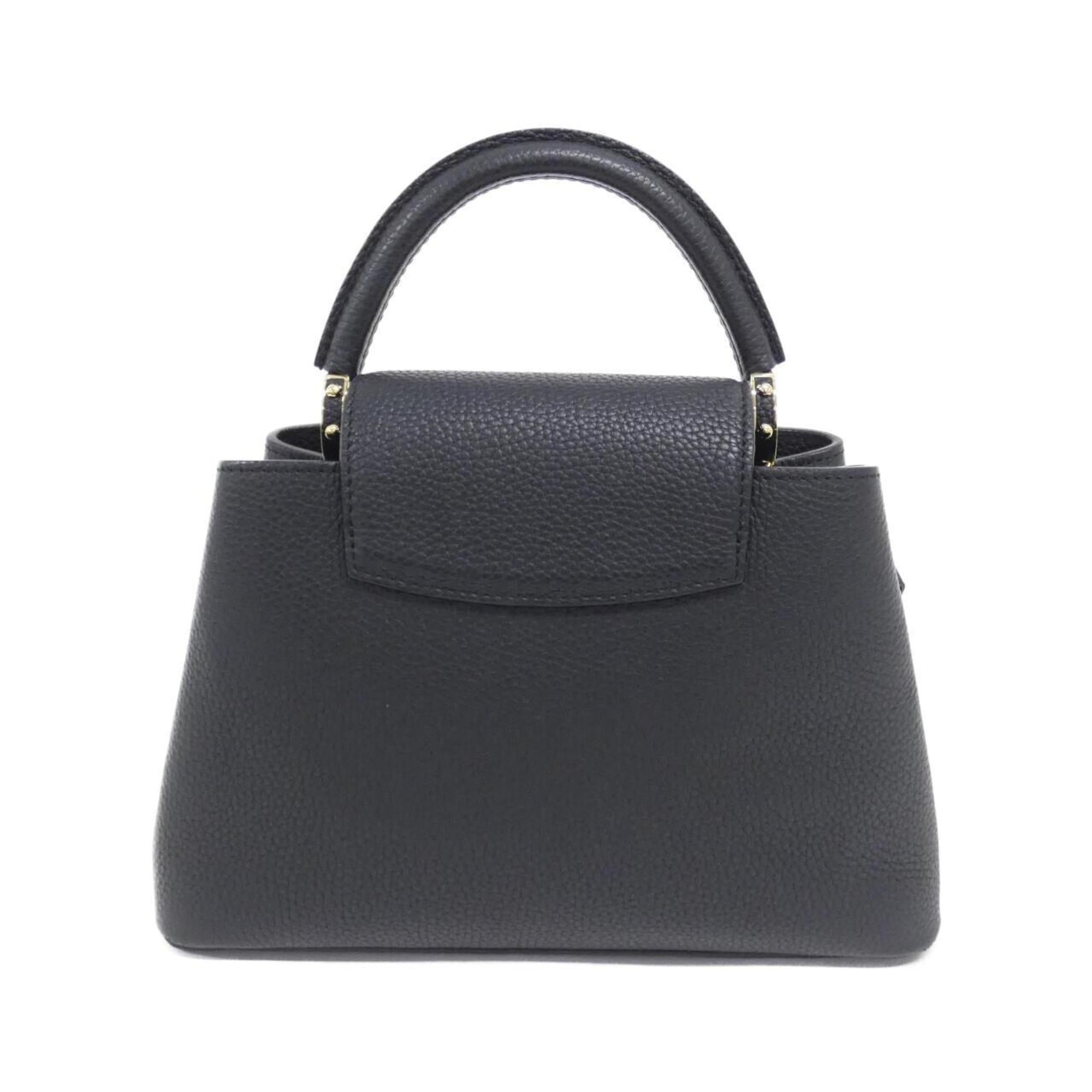 Louis Vuitton Taurillon Black Leather Handbag (Pre-Owned)