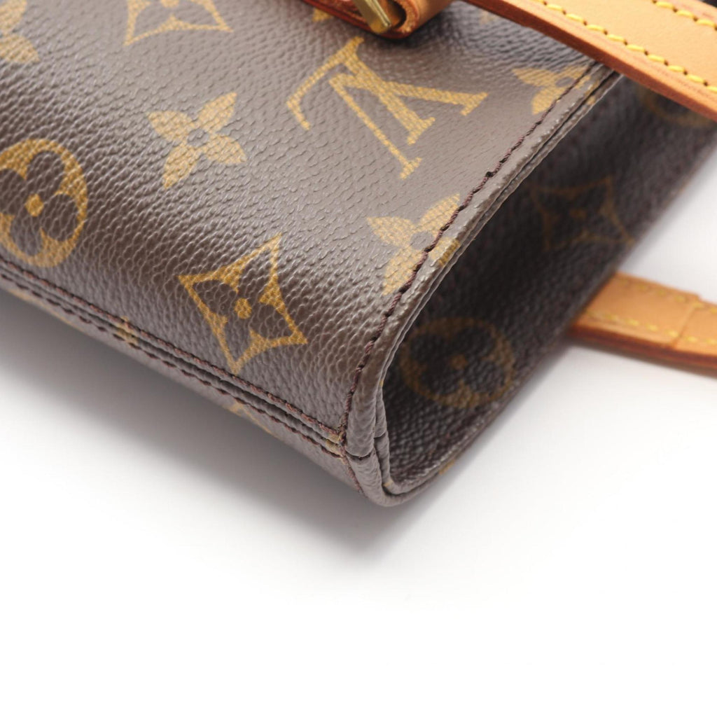 Louis Vuitton Brown Coated Canvas Leather Handbag (Pre-Owned)