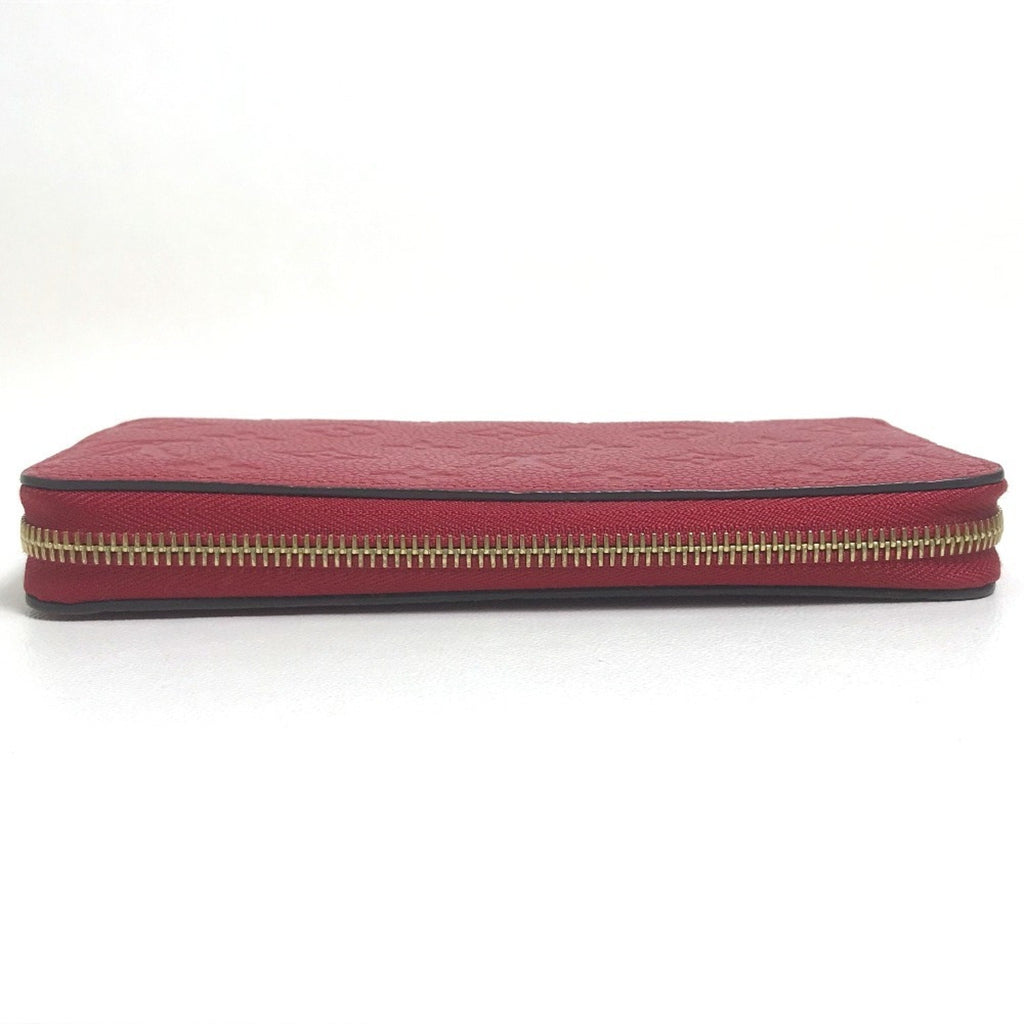 Louis Vuitton Monogram Empreinte Cherry Red Color Monogram Empreinte Long Wallet (Bi-Fold) (Pre-Owned)