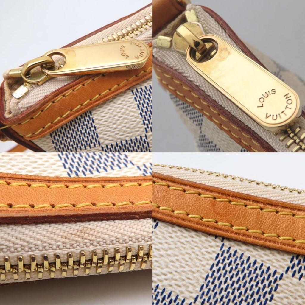 Louis Vuitton Damier Azur Damier Azur Canvas Shoulder Bag (Pre-Owned)