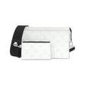 Louis Vuitton White Coated Canvas Leather Shoulder Bag (Pre-Owned)