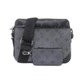 Louis Vuitton Black Gris Coated Canvas Shoulder Bag (Pre-Owned)