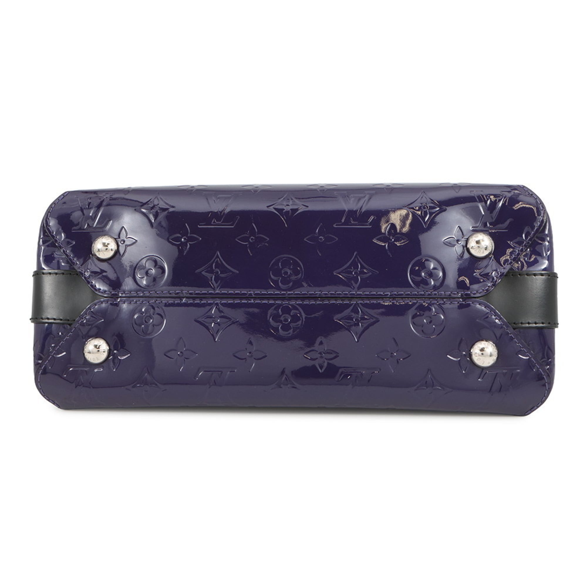 Louis Vuitton Monogram Noir Purple Monogram Vernis Handbag Shoulder Bag (Pre-Owned)
