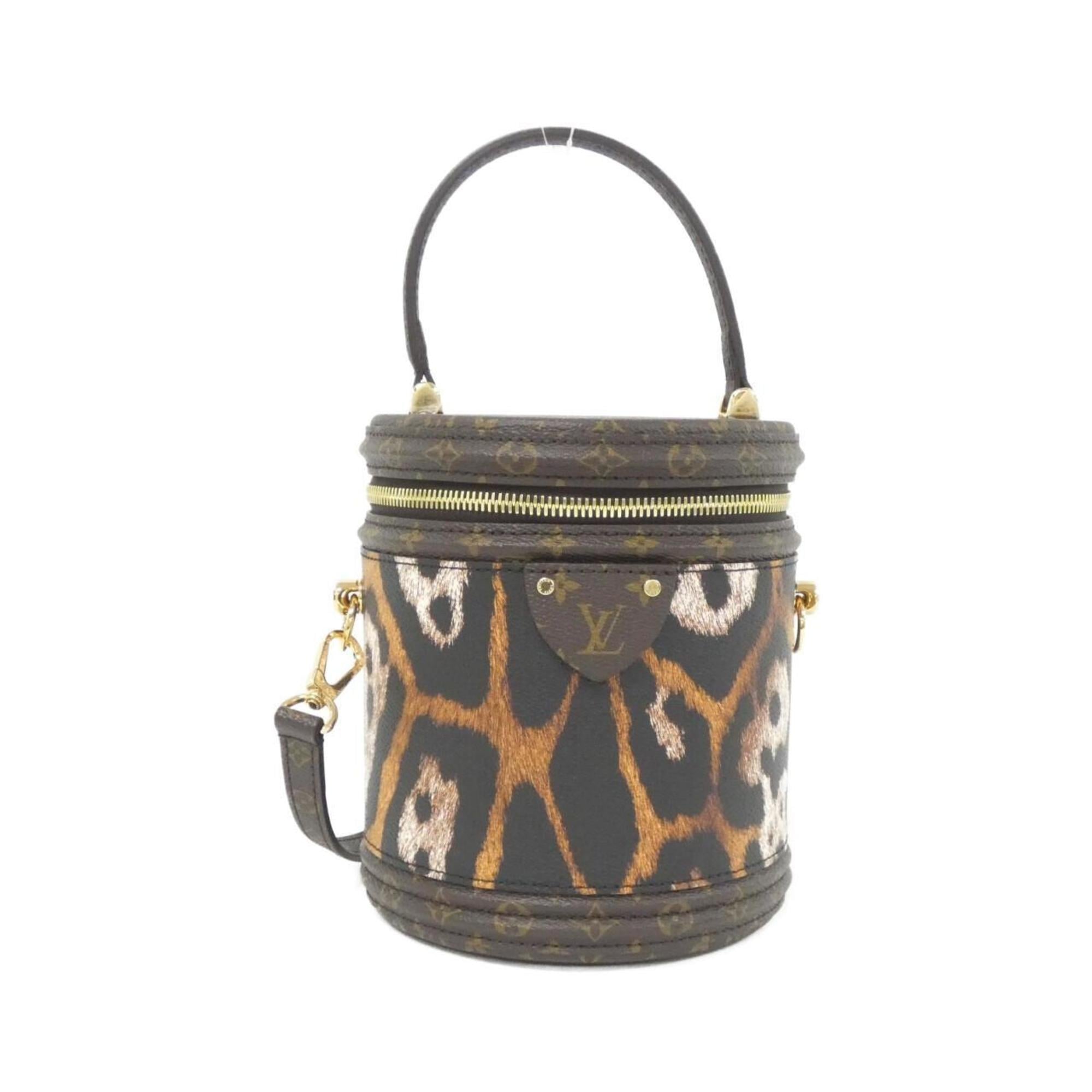 Louis Vuitton Brown Coated Canvas Handbag (Pre-Owned)