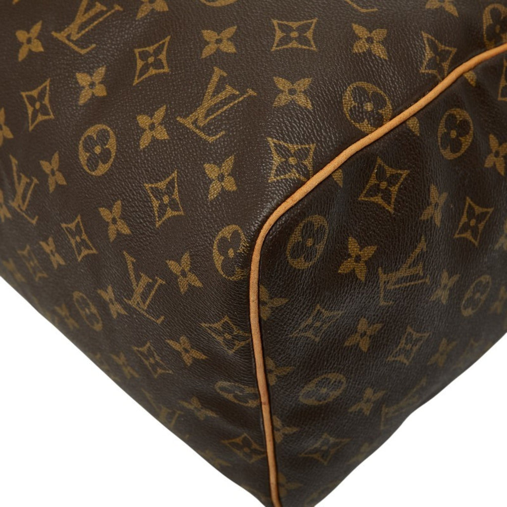 Louis Vuitton Brown Pvc Leather Boston Bag Handbag (Pre-Owned)