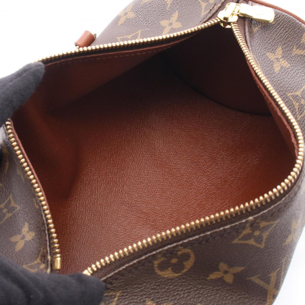 Louis Vuitton Brown Monogram Coated Canvas Leather Handbag (Pre-Owned)