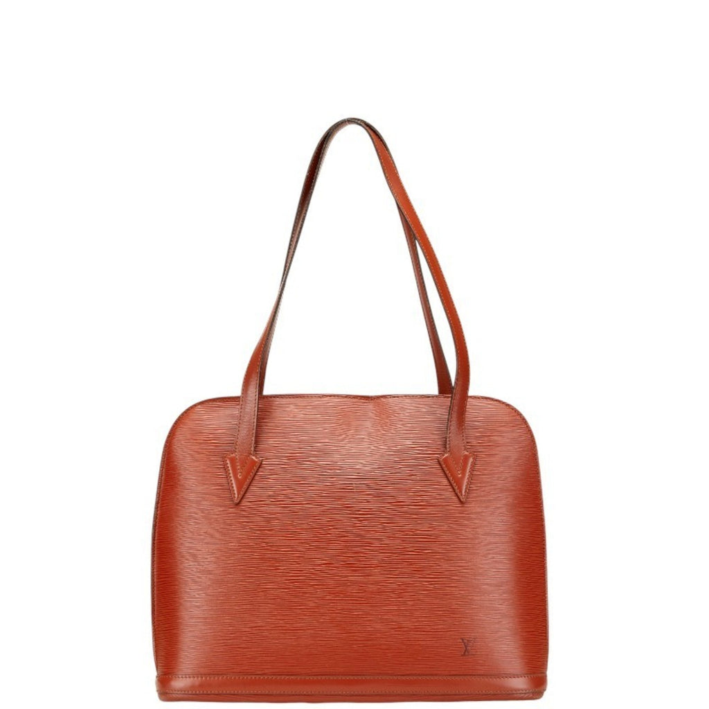 Louis Vuitton Kenyan Brown Leather Shoulder Bag Tote Bag (Pre-Owned)