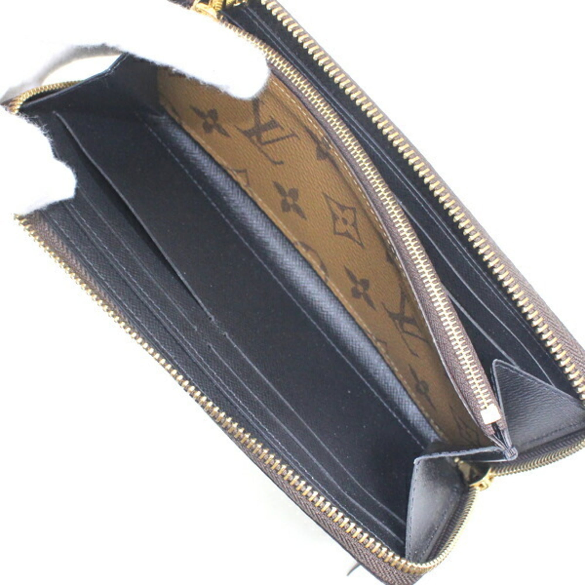 Louis Vuitton Monogram Reverse Light Brown Monogram Reverse Long Wallet (Bi-Fold) (Pre-Owned)