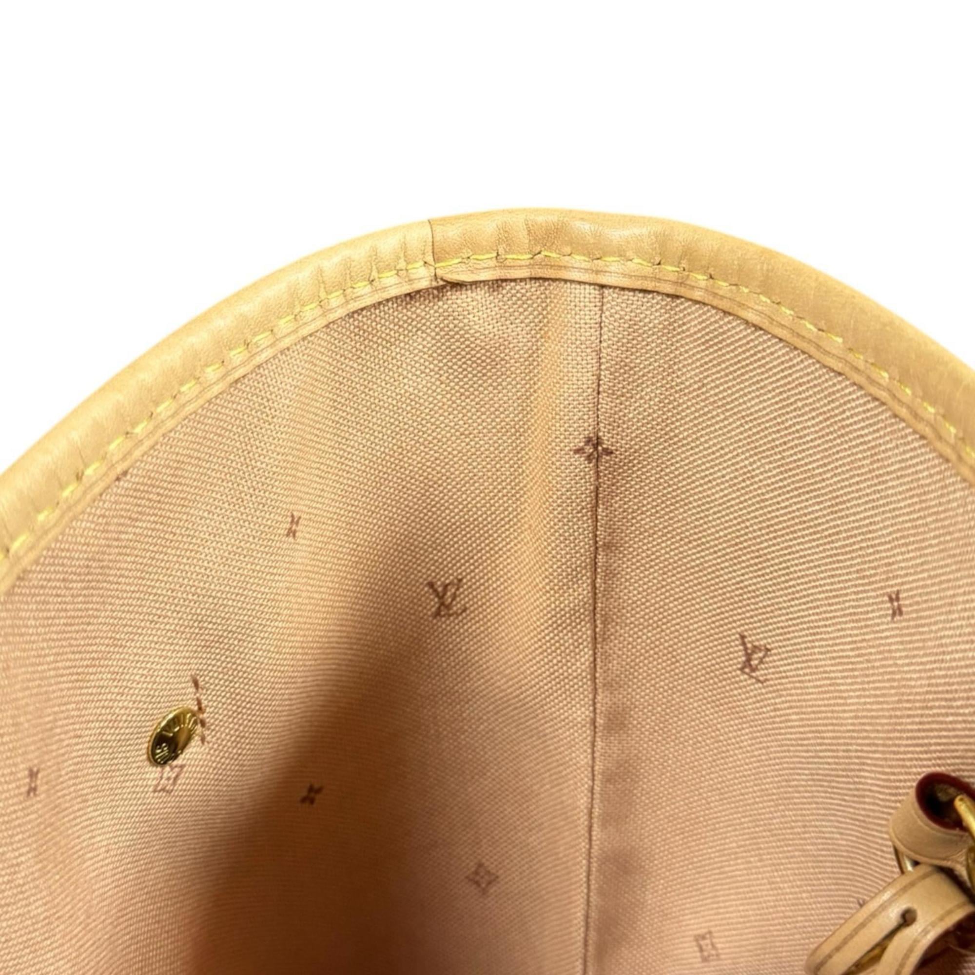 Louis Vuitton Beige Ivory Pvc Tote Bag (Pre-Owned)