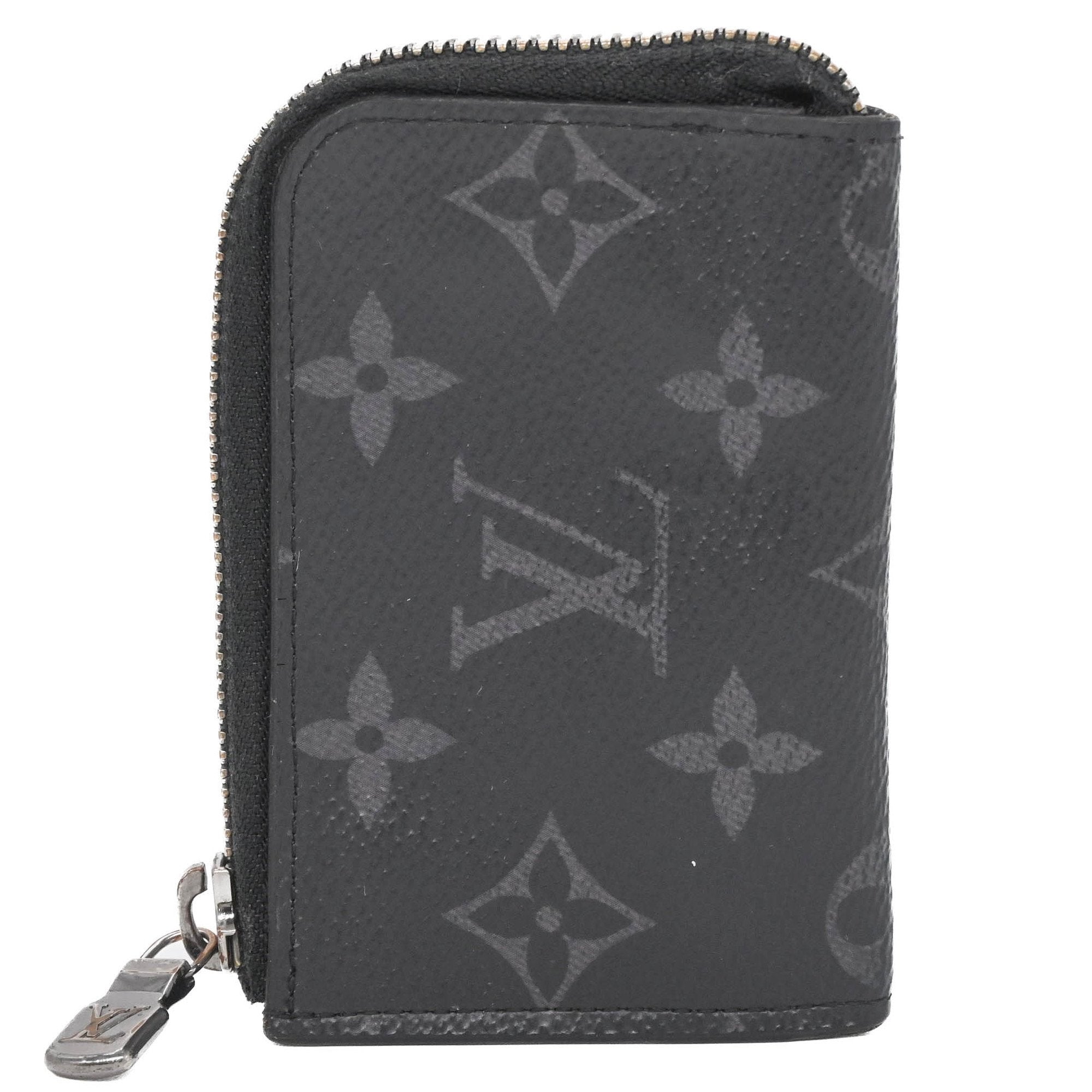 Louis Vuitton Black Monogram Eclipse Monogram Eclipse Coin Purse/Coin Case (Pre-Owned)