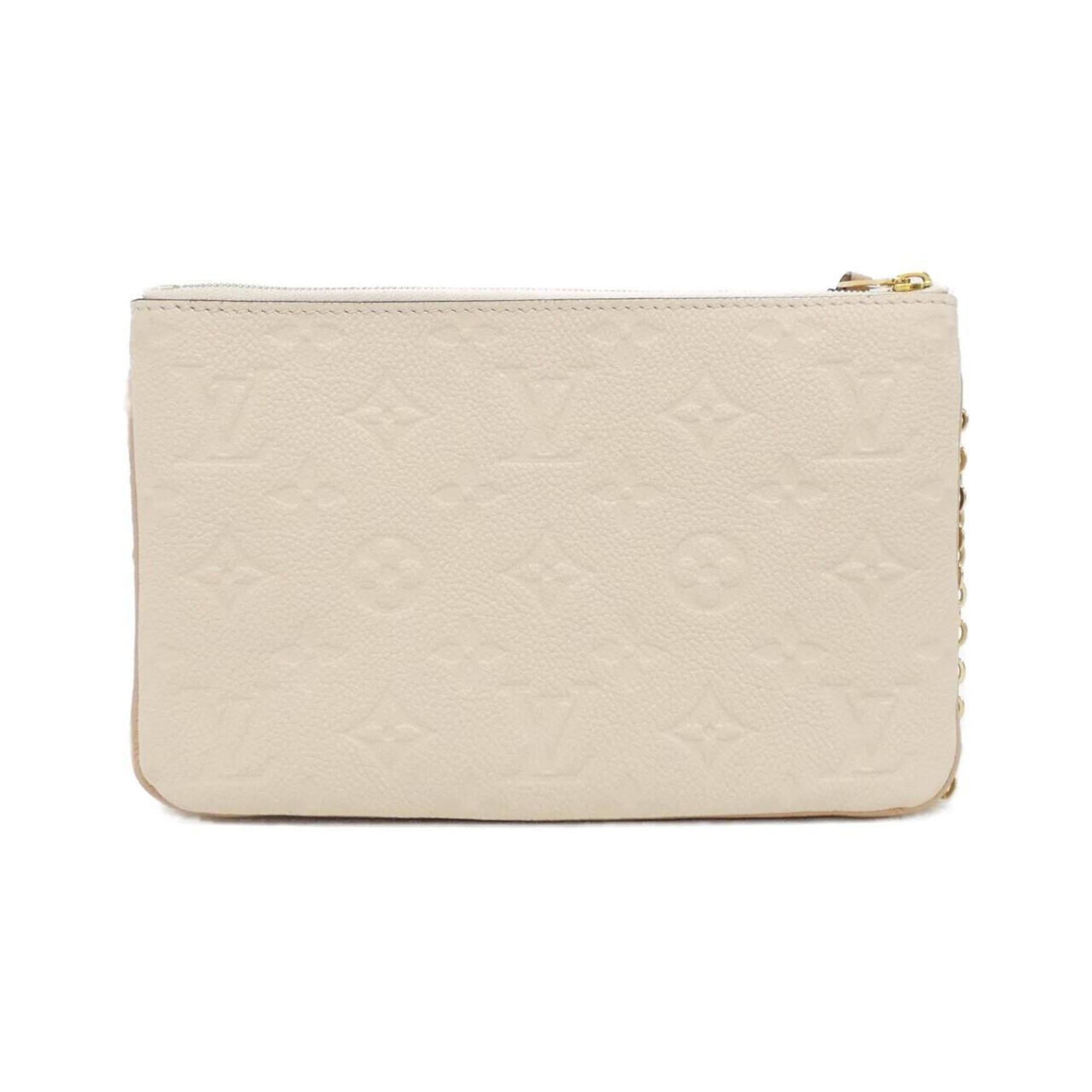Louis Vuitton Beige Leather Pochette Shoulder Bag (Pre-Owned)
