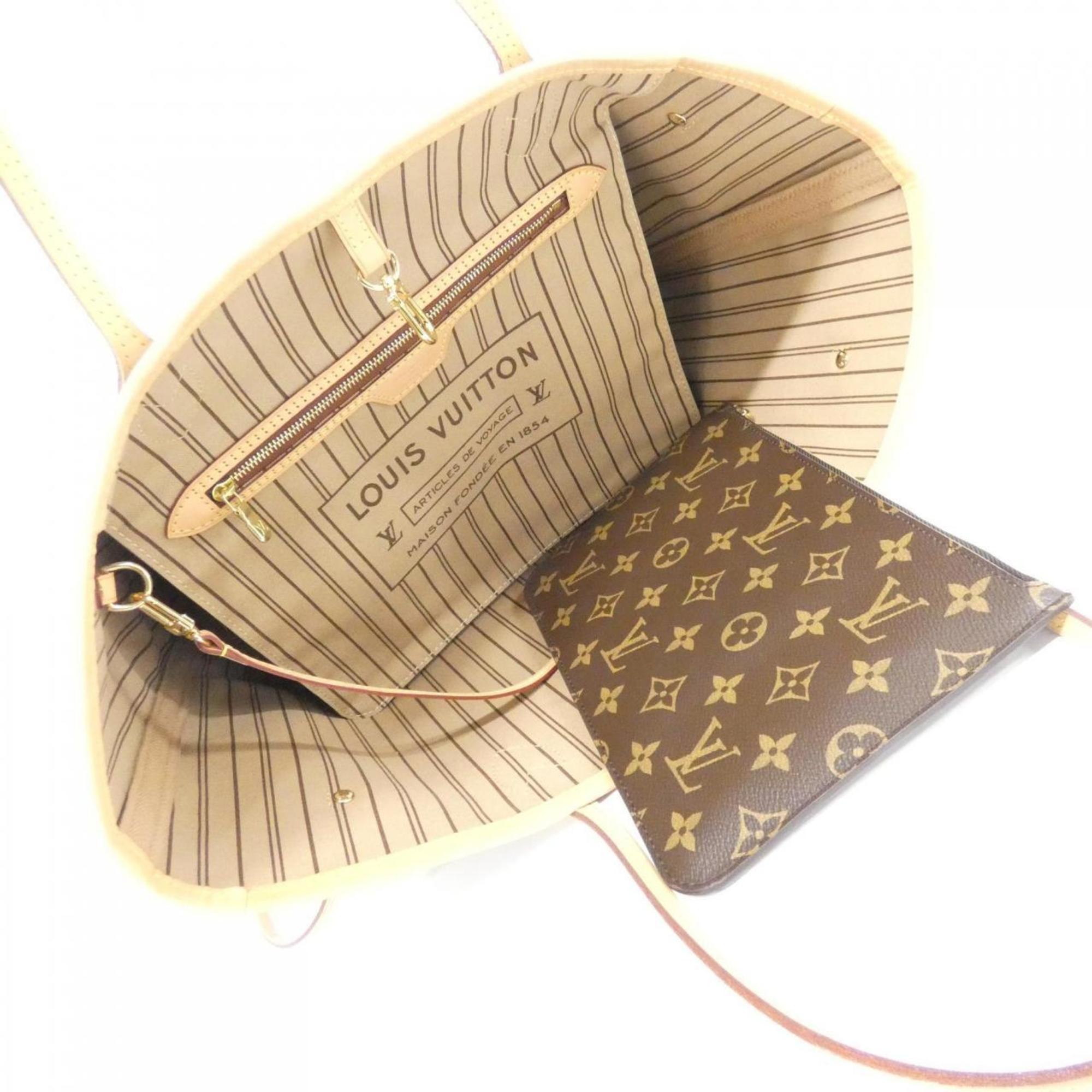 Louis Vuitton Marron Coated Canvas Handbag (Pre-Owned)