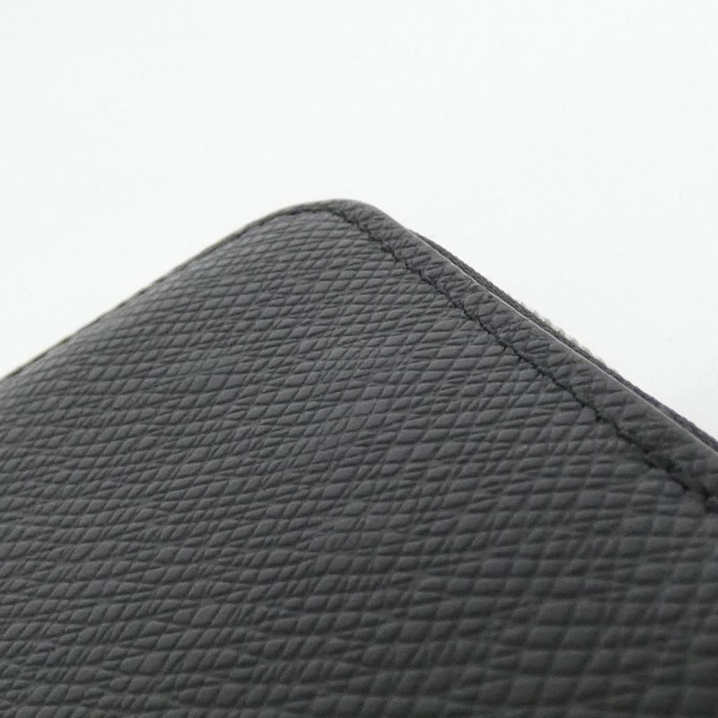 Louis Vuitton Black Leather Long Wallet (Bi-Fold) (Pre-Owned)