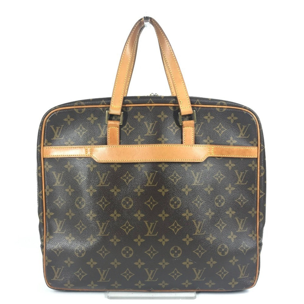 Louis Vuitton Brown Monogram Canvas Handbag Tote Bag (Pre-Owned)