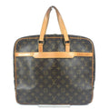 Louis Vuitton Brown Monogram Canvas Handbag Tote Bag (Pre-Owned)