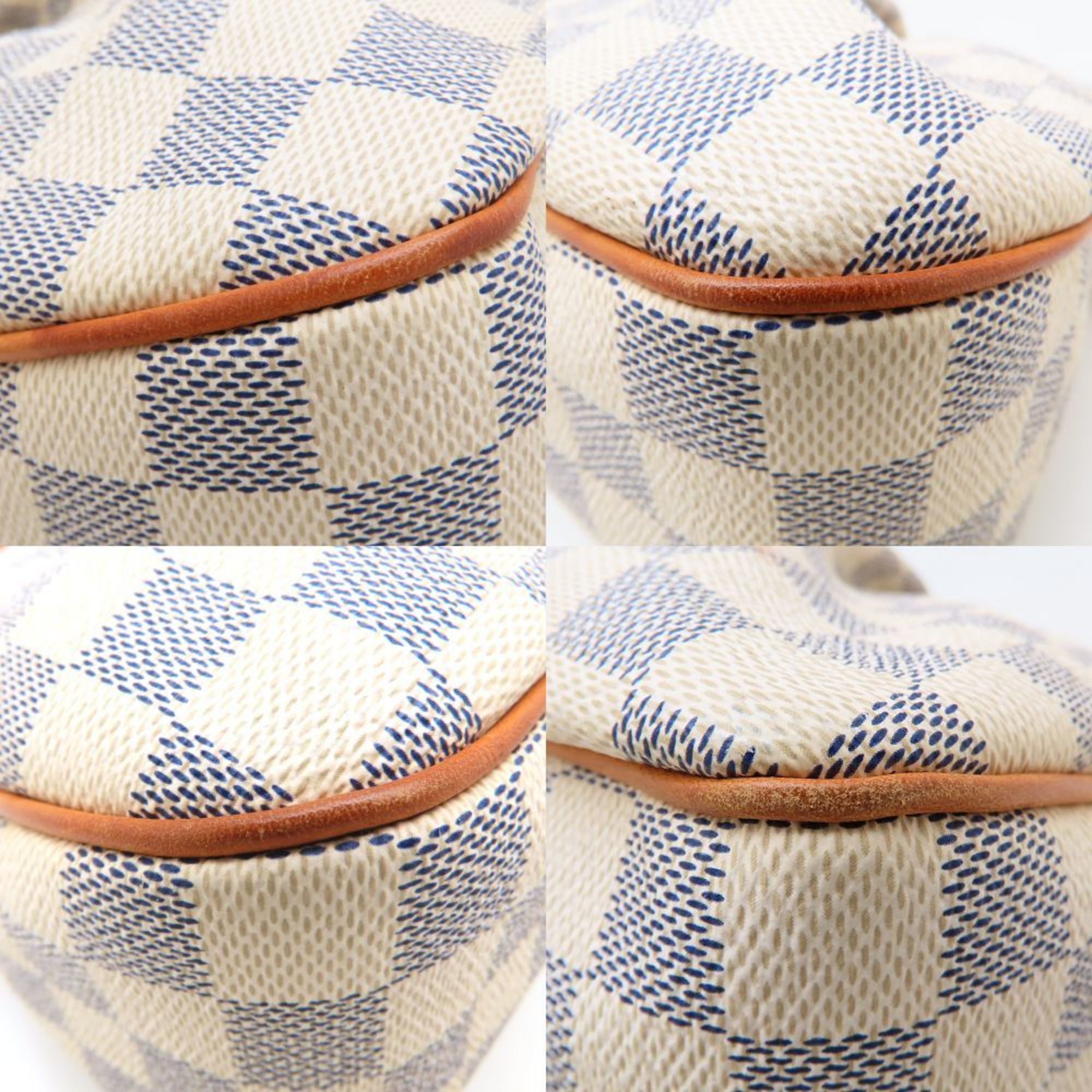 Louis Vuitton Damier Azur Damier Azur Canvas Shoulder Bag (Pre-Owned)