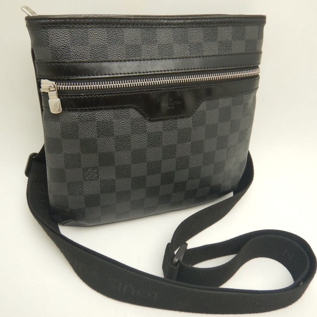 Louis Vuitton Noir Pvc Shoulder Bag (Pre-Owned)
