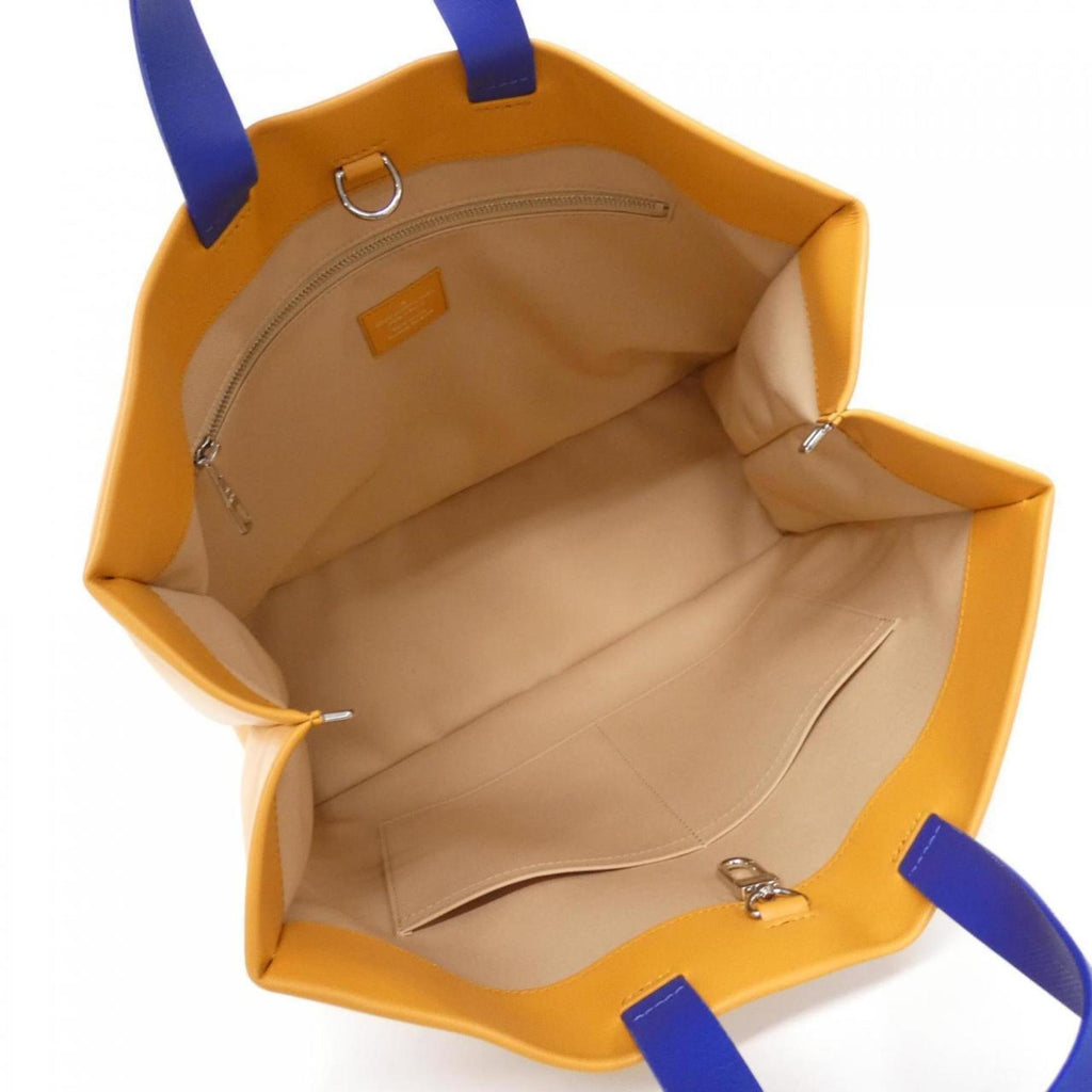 Louis Vuitton Saffron Yellow Leather Handbag (Pre-Owned)