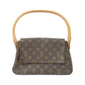 Louis Vuitton Marron Coated Canvas Shoulder Bag (Pre-Owned)