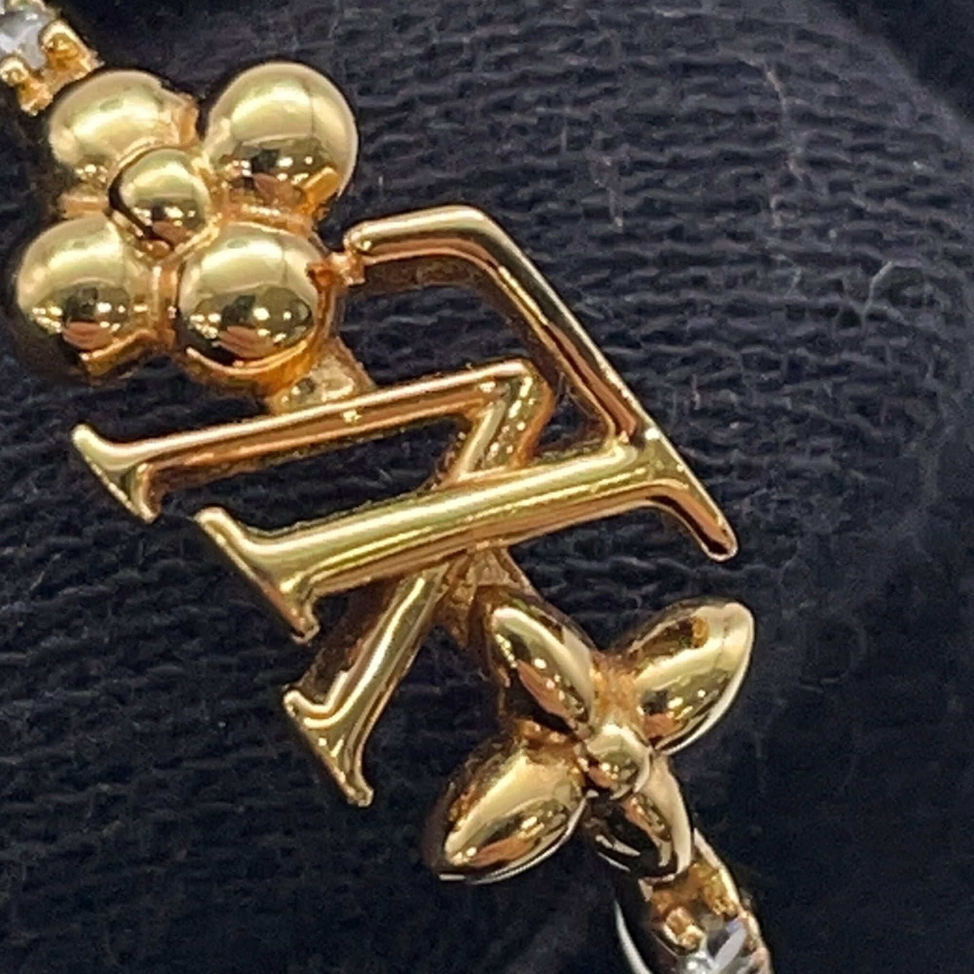 Louis Vuitton Gold Gold Plating Band Ring (Pre-Owned)