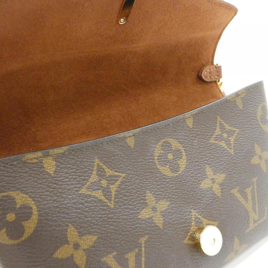 Louis Vuitton Caramel Marron Coated Canvas Leather Shoulder Bag (Pre-Owned)