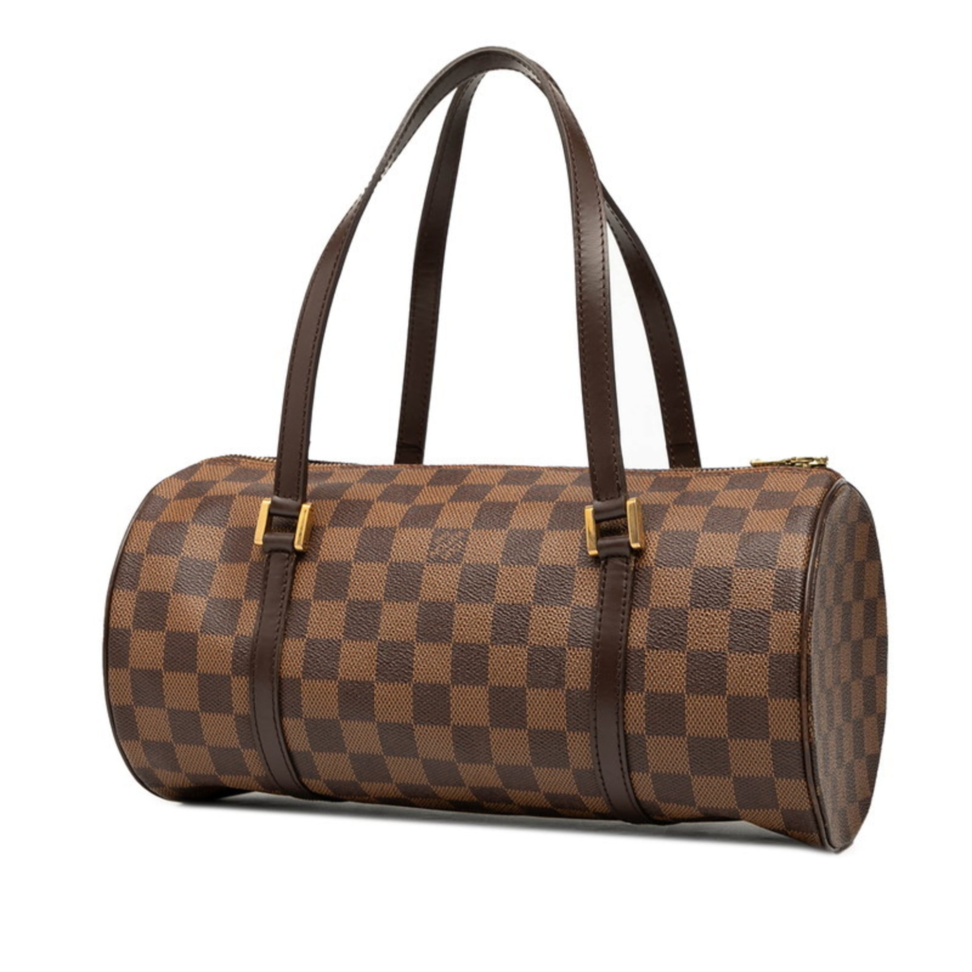 Louis Vuitton Brown Pvc Leather Handbag (Pre-Owned)