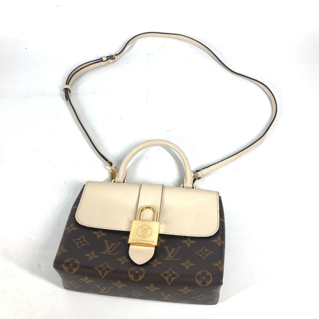 Louis Vuitton Monogram Brown White Monogram Handbag Shoulder Bag (Pre-Owned)