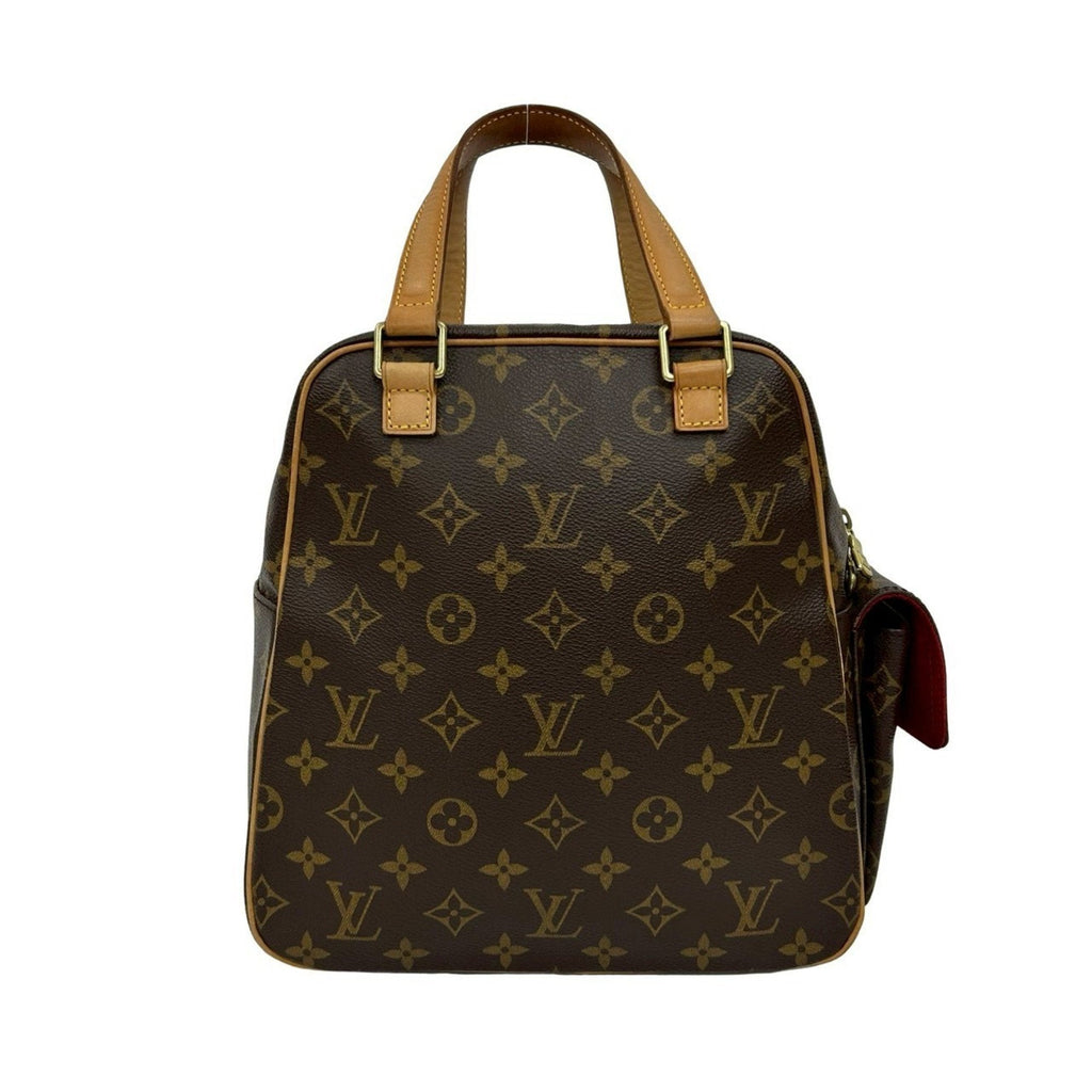 Louis Vuitton Brown Leather Pvc Boston Bag Handbag (Pre-Owned)