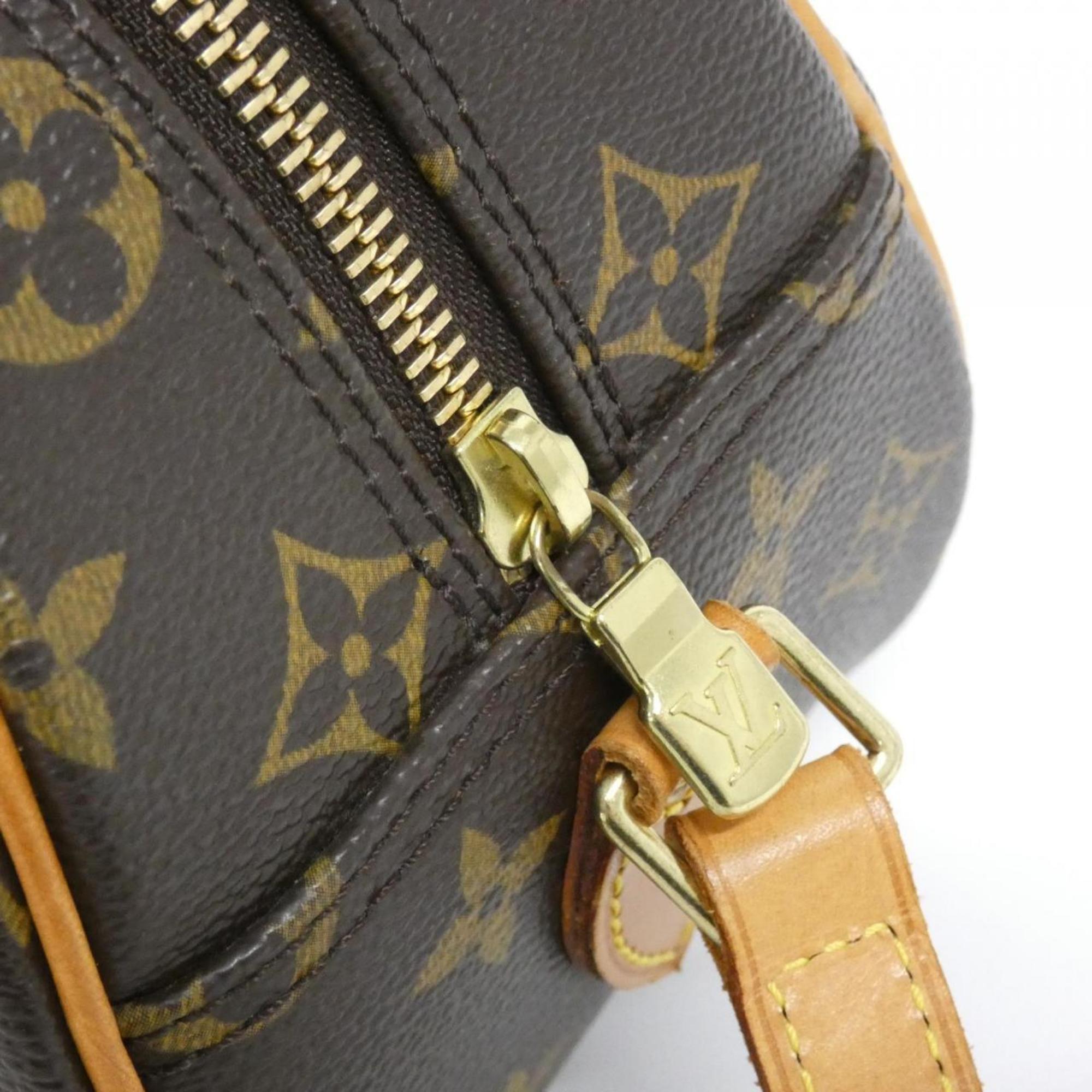 Louis Vuitton Brown Coated Canvas Shoulder Bag (Pre-Owned)