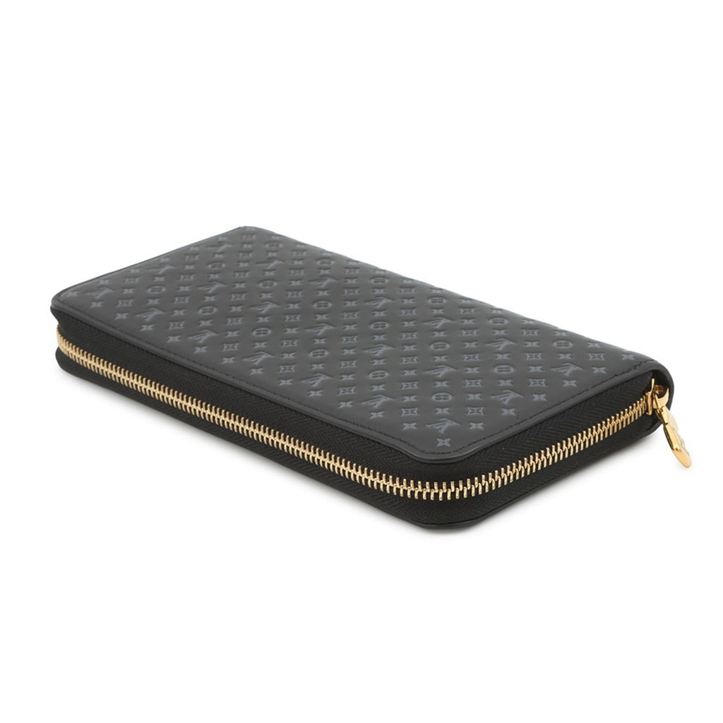 Louis Vuitton Noir Monogram Long Wallet (Bi-Fold) (Pre-Owned)