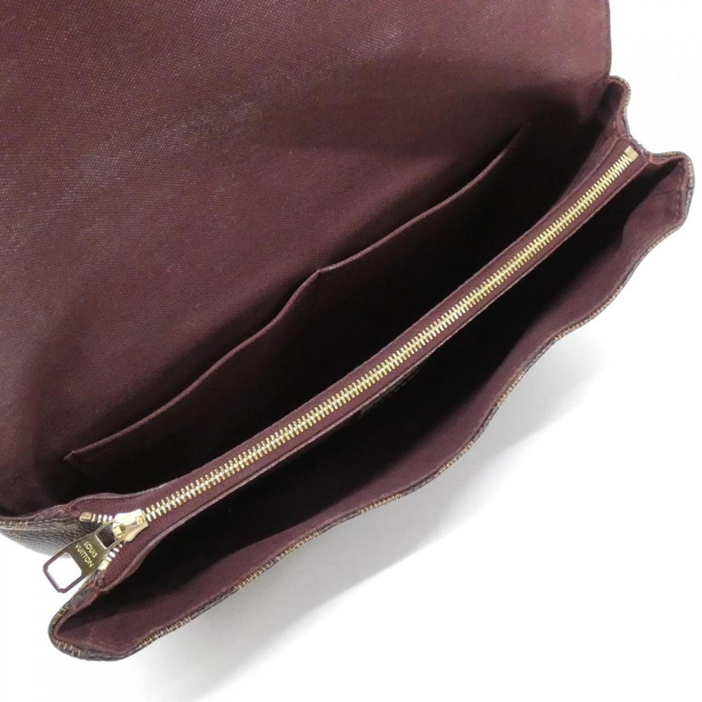 Louis Vuitton Ebene Coated Canvas Shoulder Bag (Pre-Owned)