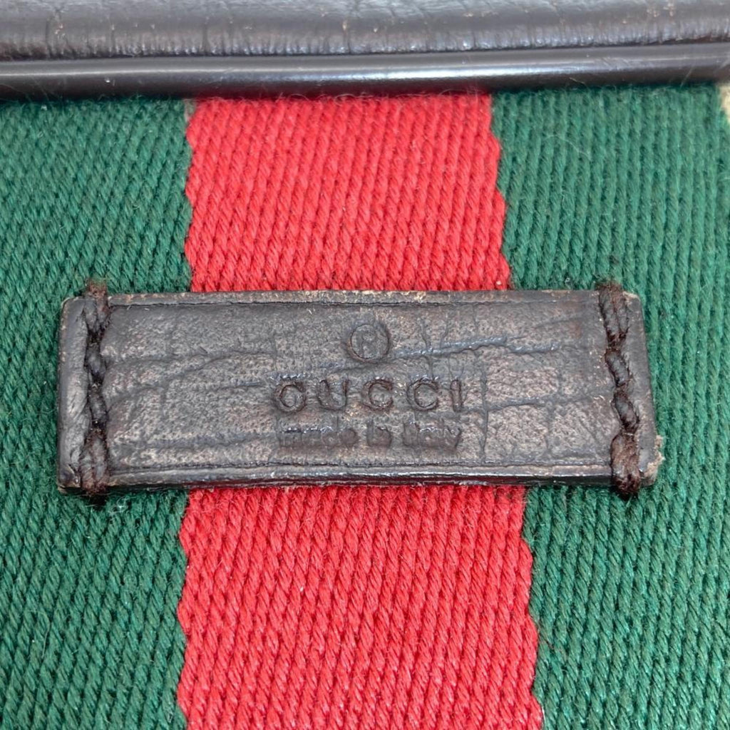 Vintage Web Camera Bag GG Coated Canvas Small