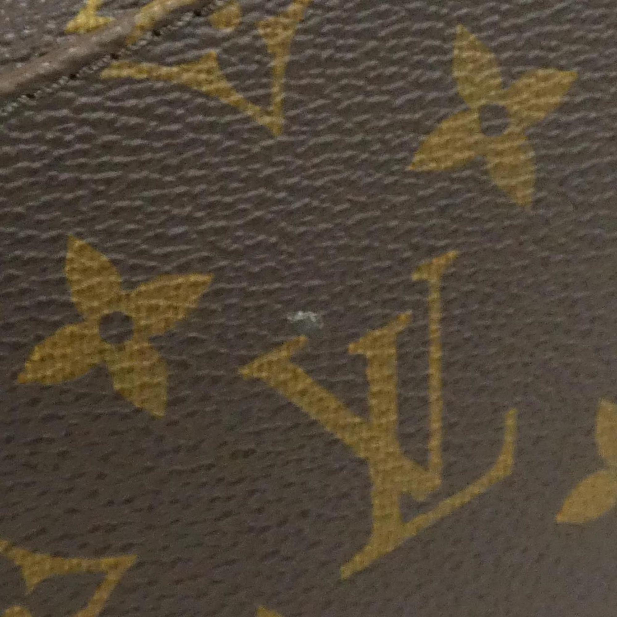 Louis Vuitton Marron Coated Canvas Handbag (Pre-Owned)