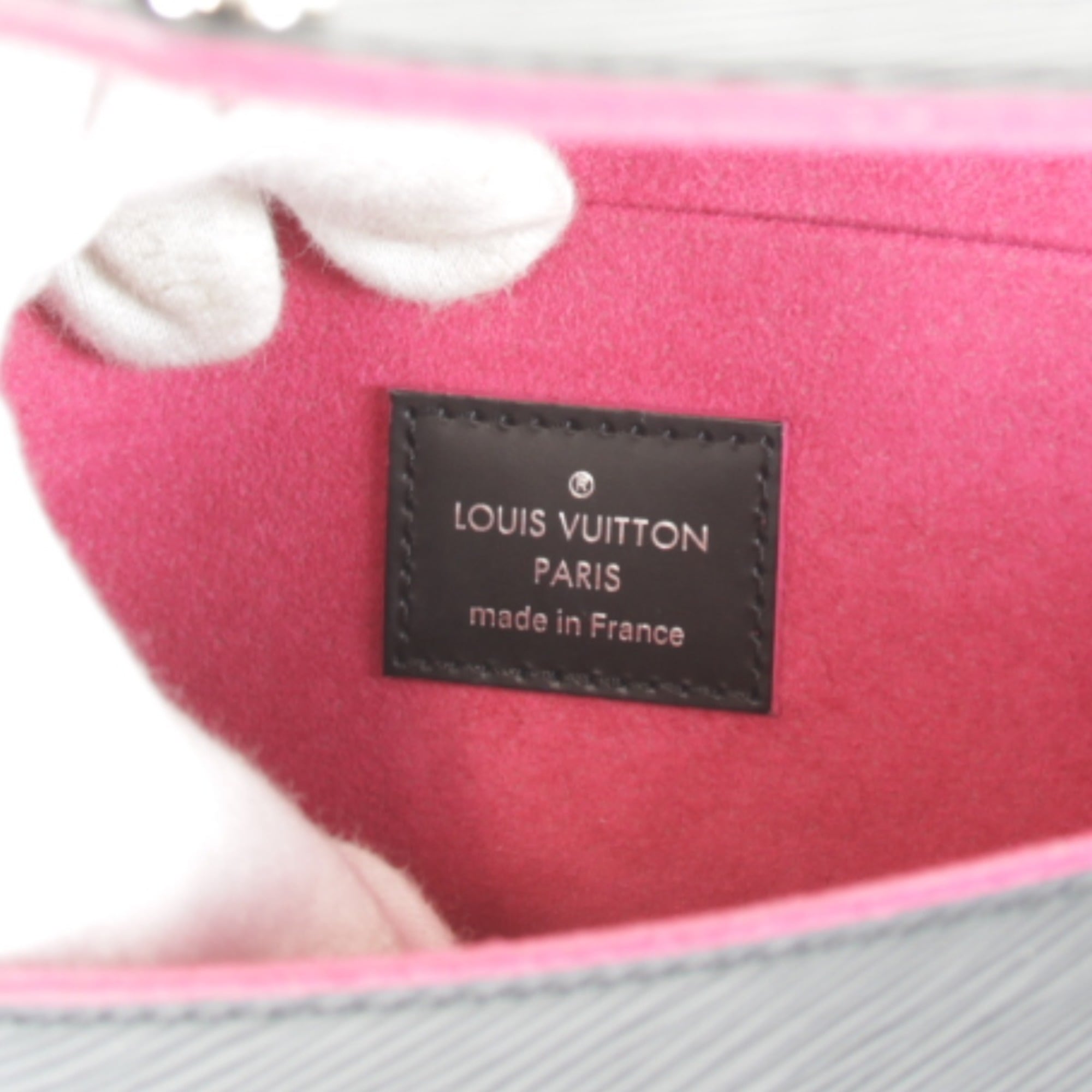 Louis Vuitton Black Pink Epi Leather Pochette Pouch (Pre-Owned)