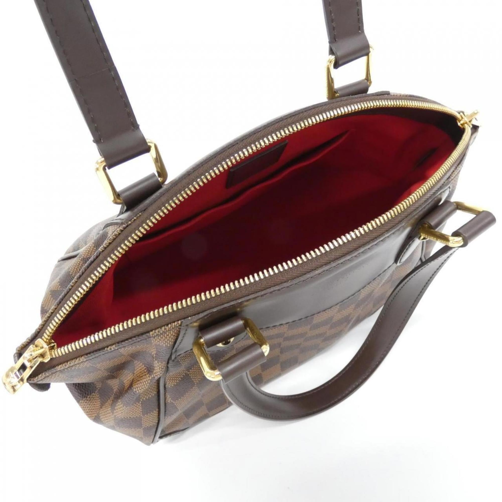 Louis Vuitton Brown Coated Canvas Handbag (Pre-Owned)