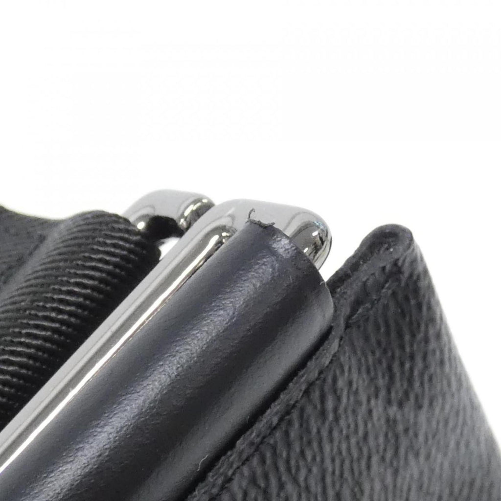 Louis Vuitton Black Coated Canvas Shoulder Bag (Pre-Owned)