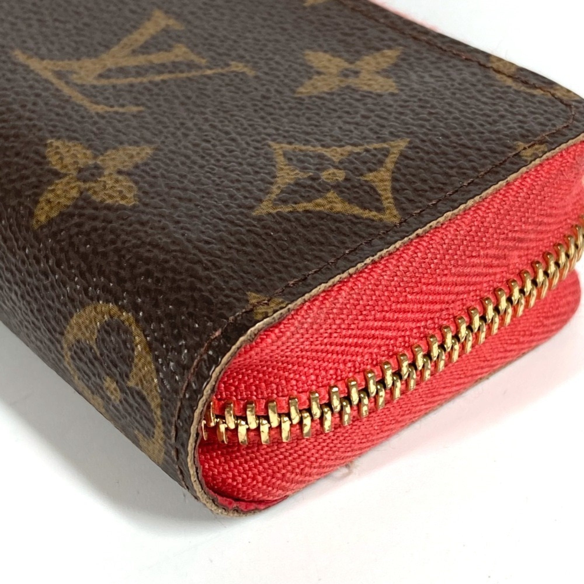 Louis Vuitton Brown Monogram Pink Poppy Petal Monogram Card Wallet (Pre-Owned)
