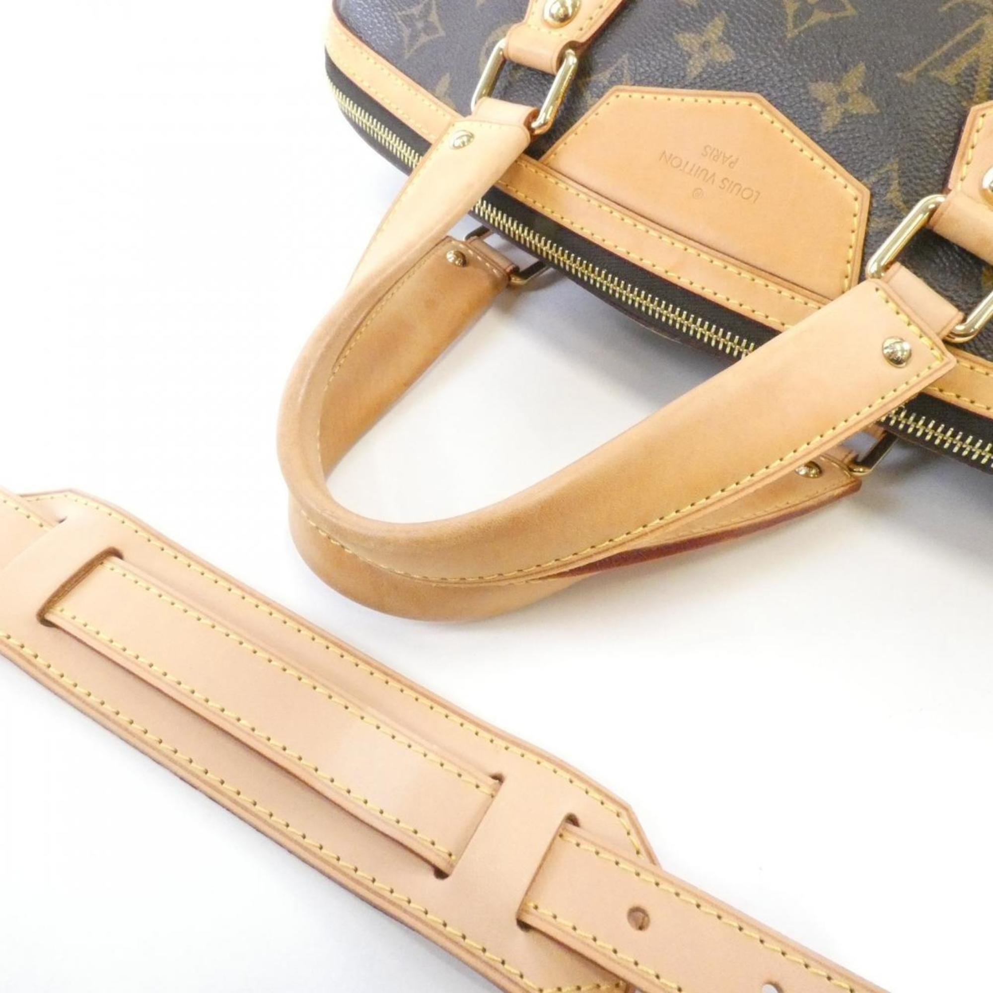 Louis Vuitton Marron Coated Canvas Handbag (Pre-Owned)