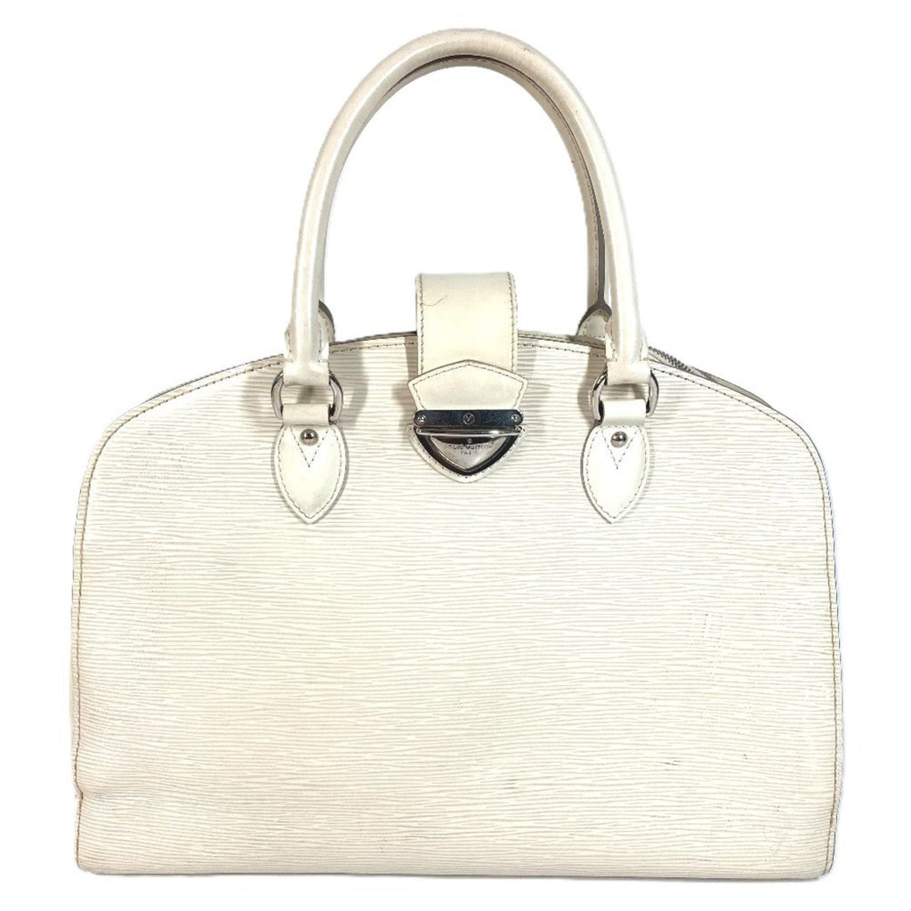 Louis Vuitton Lv Off White White Epi Leather Boston Bag Handbag Shoulder Bag (Pre-Owned)