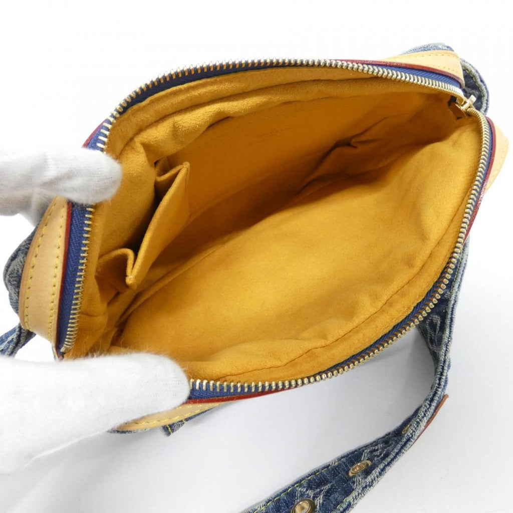 Louis Vuitton Blue Denim Canvas Shoulder Bag (Pre-Owned)