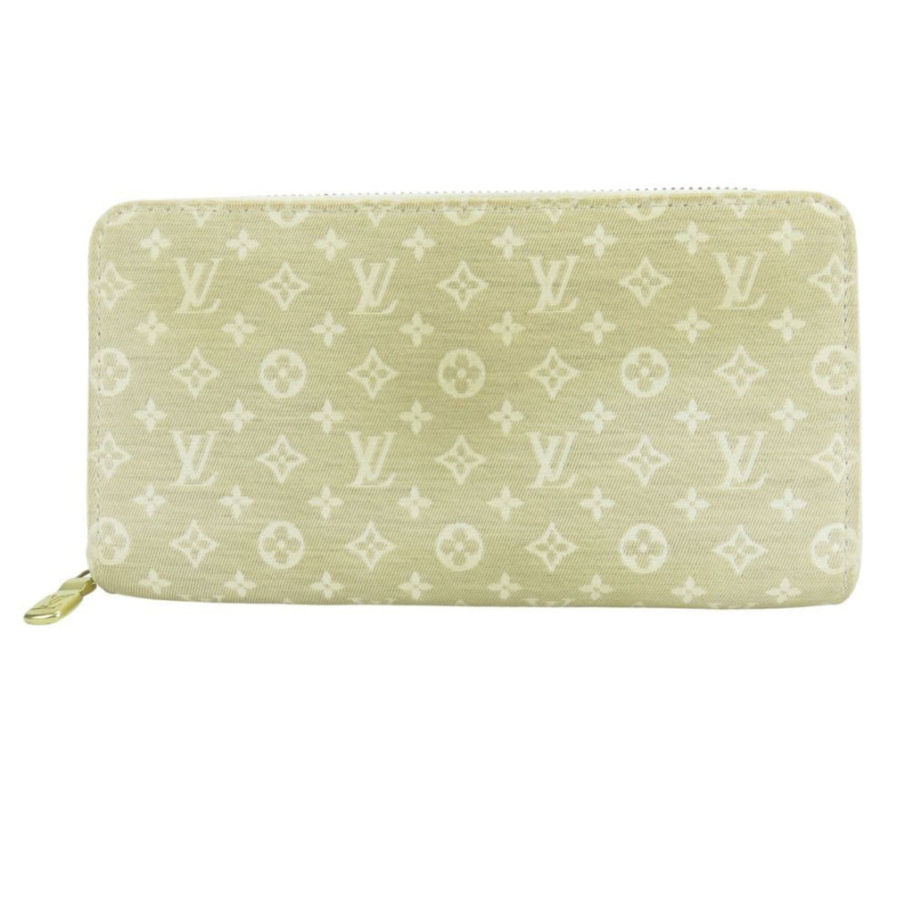 Louis Vuitton Monogram Mini Lin Beige Dune Monogram Mini Lin Long Wallet (Bi-Fold) (Pre-Owned)