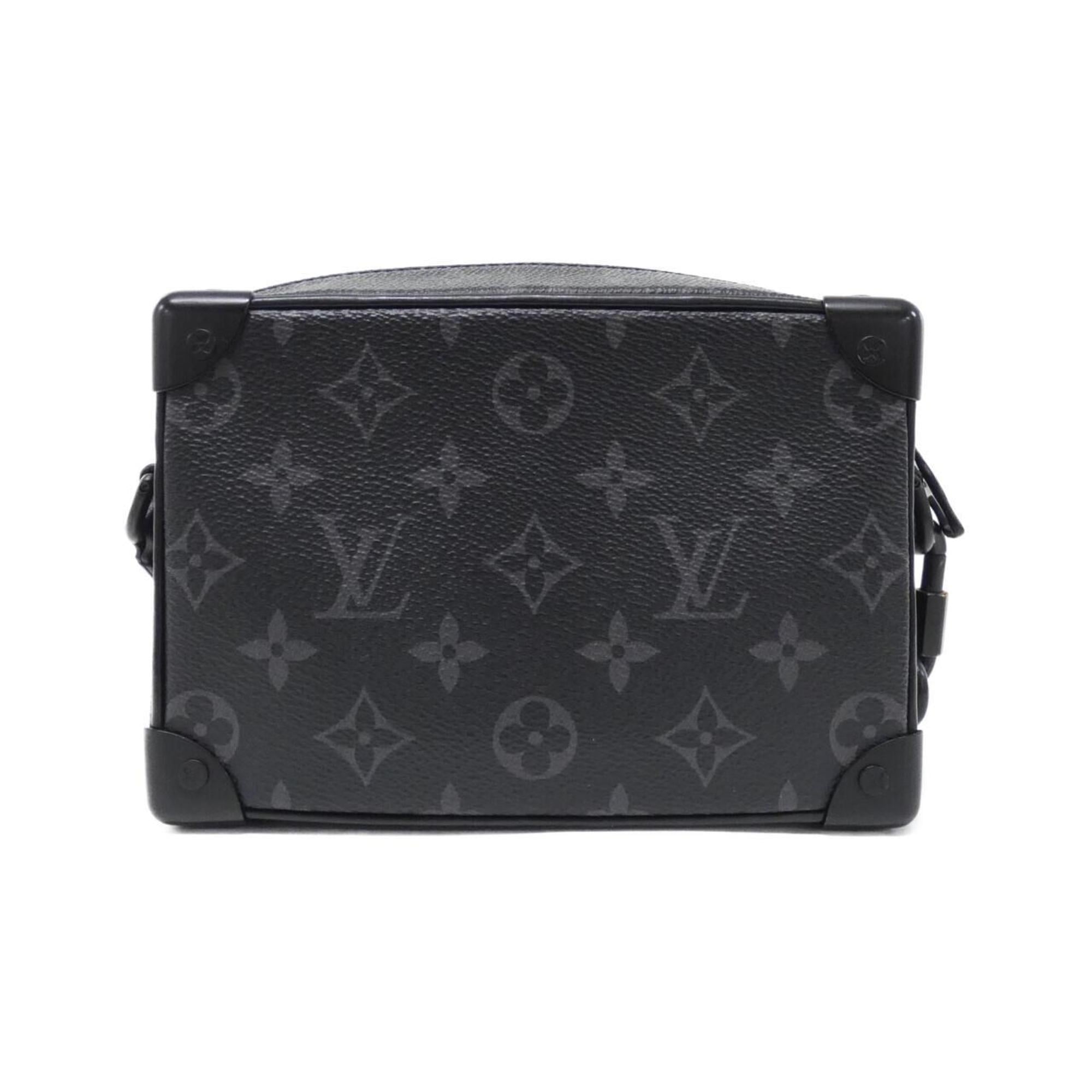 Louis Vuitton Black Coated Canvas Shoulder Bag (Pre-Owned)