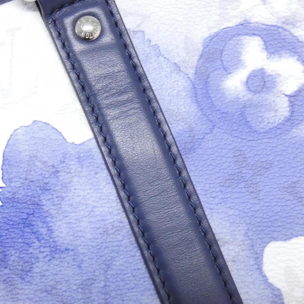 Louis Vuitton Blue Coated Canvas Handbag (Pre-Owned)