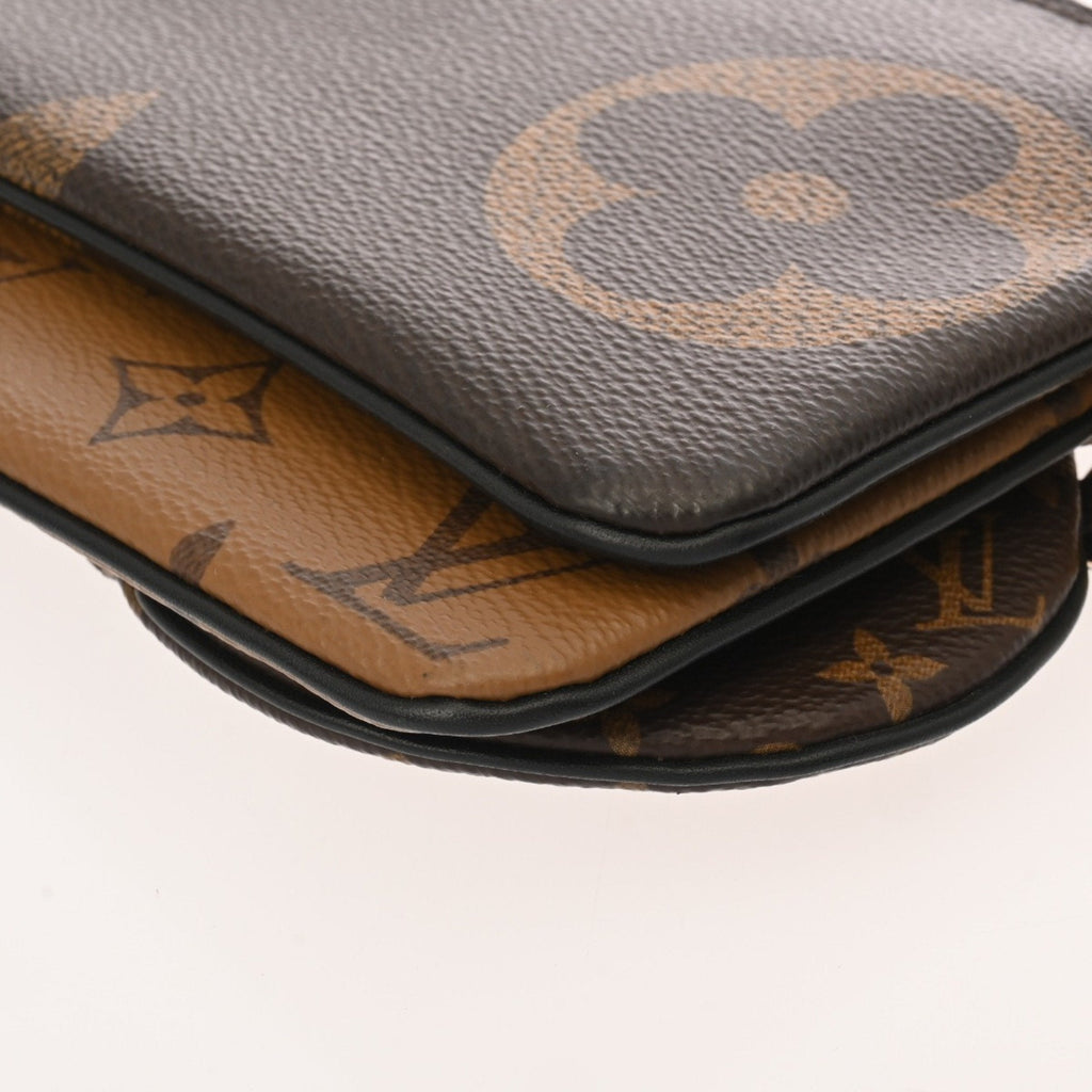 Louis Vuitton Brown Camel Monogram Canvas Pochette Pouch (Pre-Owned)